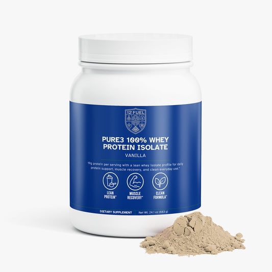 Pure3 100% Whey Protein Isolate Vanilla